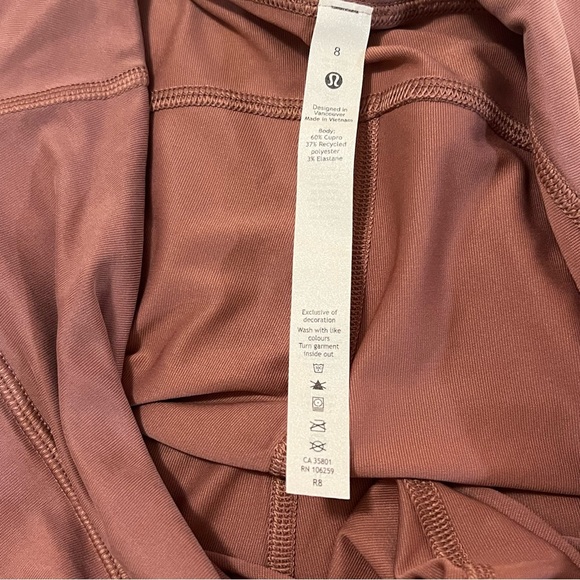 NWT Lululemon Softstreme Wide Leg HR Crop 8 Cupro Spiced Chai limited edition - Picture 13 of 14